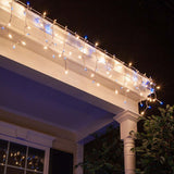150 Blue, Clear Mini Icicle Light Set_2