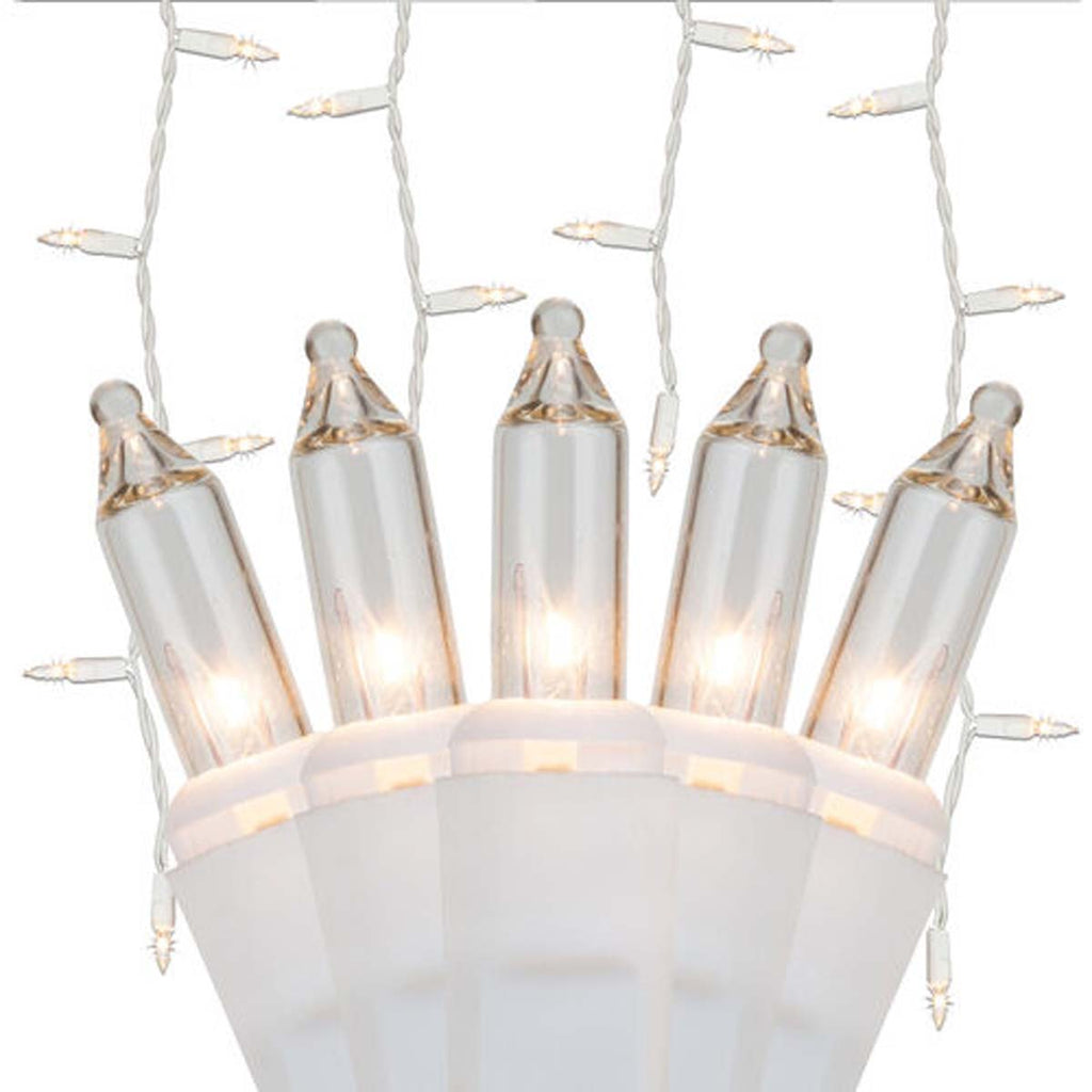 150 Clear Mini Icicle Light Set