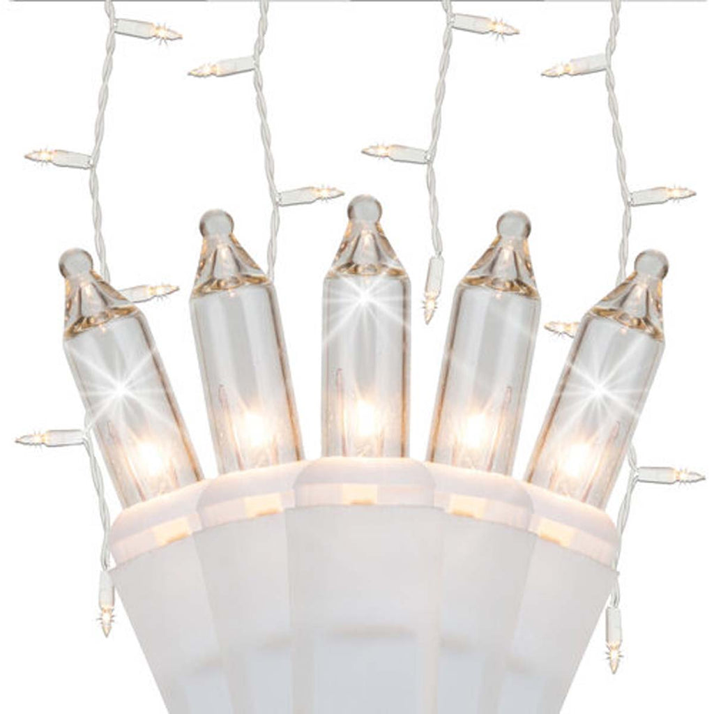 150 Clear Twinkle Mini Icicle Light Set