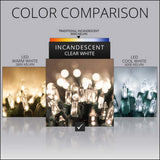 4' x 6' Clear Christmas Net Lights, 150 Lamps_2