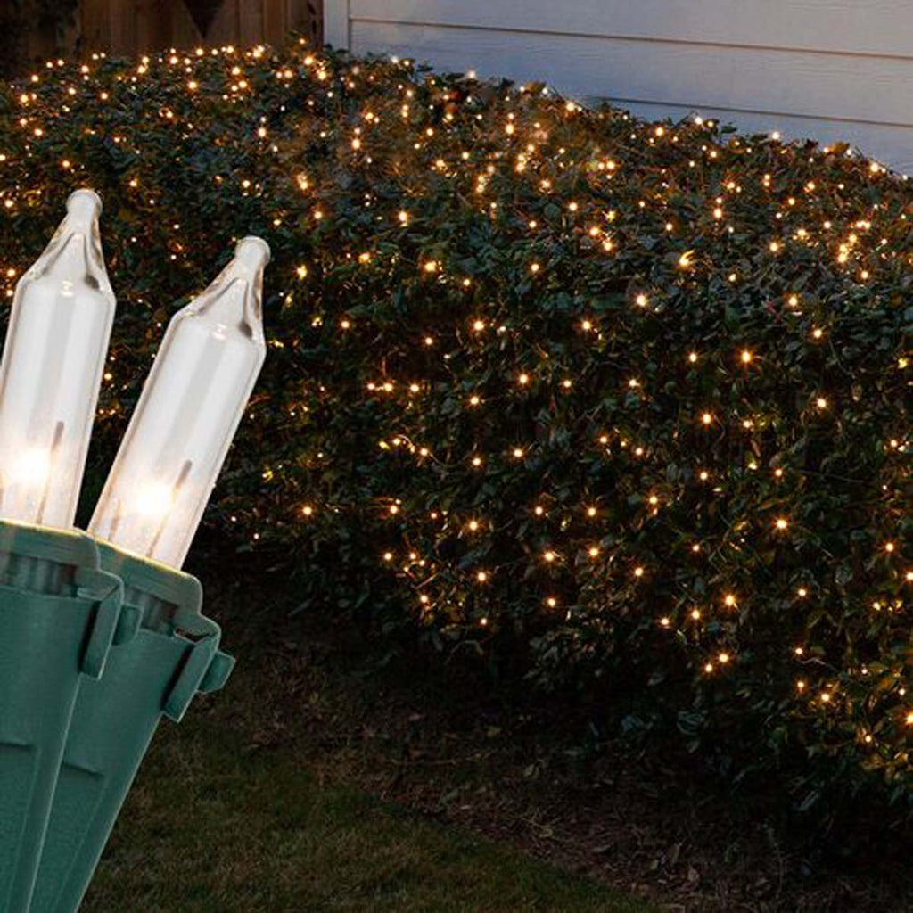 Commercial 4' x 6' Clear Christmas Net Lights, 150 Lamps