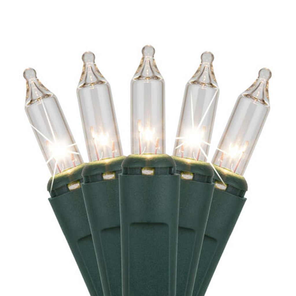 35 Clear Twinkle Mini Lights 6" Spacing