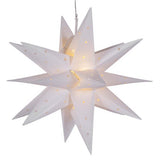 14" White Moravian Star Light