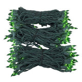 Commercial 150 Green Mini Lights, Lamp Lock 6" Spacing_1