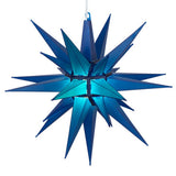 14" Blue Moravian Star Light