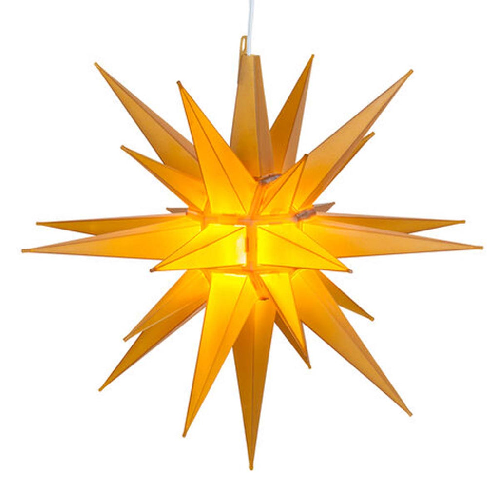 14" Gold Moravian Star Light