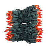 100 Amber / Orange Mini Lights 2.5" Spacing_3