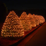 100 Amber / Orange Mini Lights, Lamp Lock 6" Spacing_2