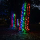 6" x 12' Multicolor Christmas Trunk Wrap Lights, 150 Lamps_2