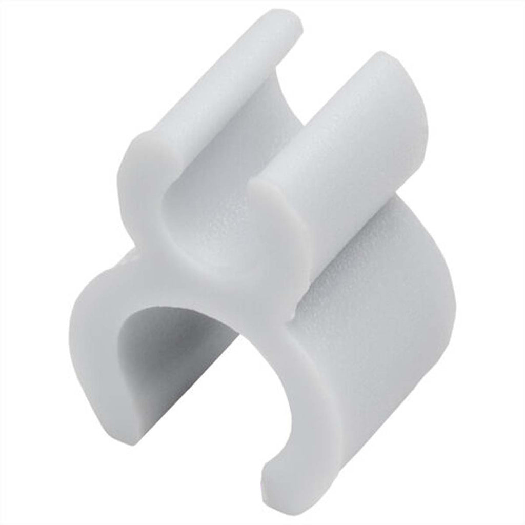 White 3/16" Sculpture Clip, 100 Pack