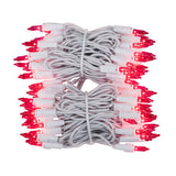 100 Pink Mini Lights 2.5" Spacing_3