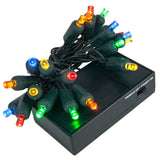 20 Multicolor 5mm LED Battery Operated Lights