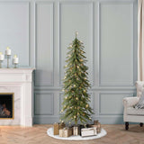 5' Alpine Slender Tree, Clear Lights_1