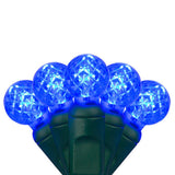 70 Blue G12 LED String Lights 4" Spacing