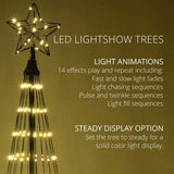4' White LED Lightshow Tree_1