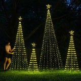 4' White LED Lightshow Tree_5