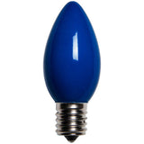 25 Bulbs - C9 Opaque Blue, 7 Watt lamp