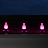25 Bulbs - C9 Opaque Pink, 7 Watt lamp_1