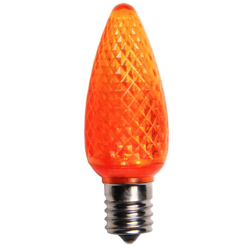 C9 LED Christmas Lamp Dimmable Amber Light - 25 Bulbs