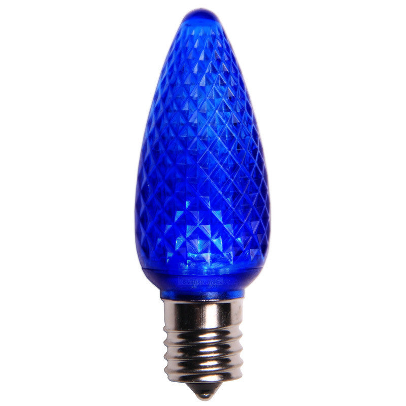 C9 LED Christmas Lamp Dimmable Blue Light - 25 Bulbs