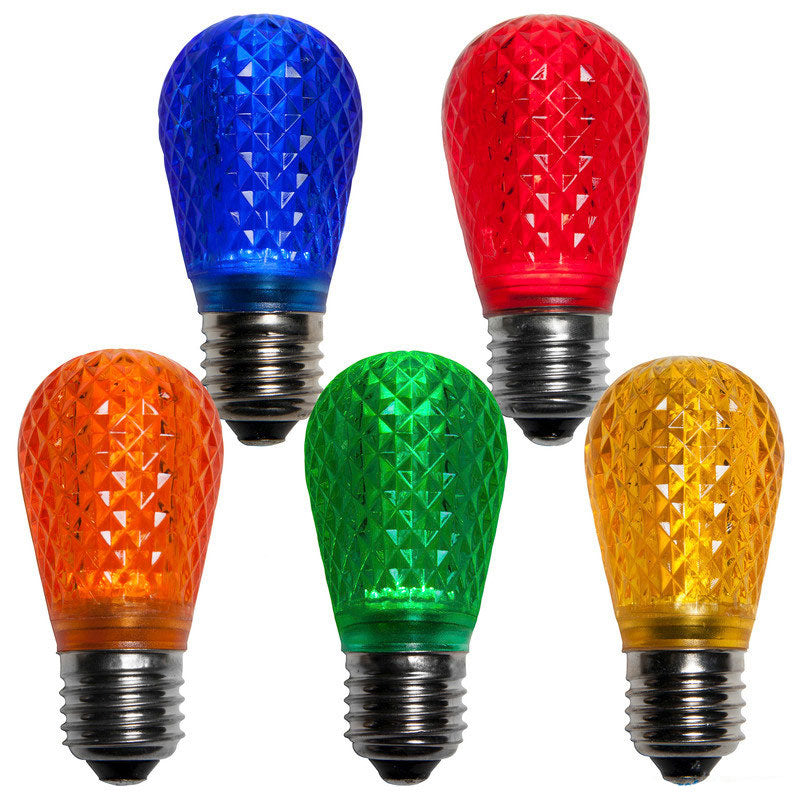S14 LED Christmas Lamp Multicolor Light - 25 Bulbs