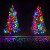 2 Trees - 3' Winchester Fir Walkway Tree, Multicolor LED Lights_1