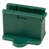 5 Pack - Female Zip Plug SPT1, Green - BulbAmerica