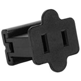 5 Pack - Female Zip Plug SPT2, Black