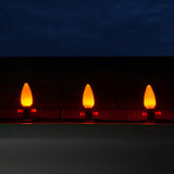 C7 Orange Opaque Steady 25 Light Set 12" Spacing_2