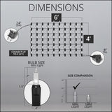 4' x 6' Multicolor Christmas Net Lights, 150 Lamps_1