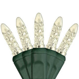 50 M5 Warm White LED Lights 4" Spacing