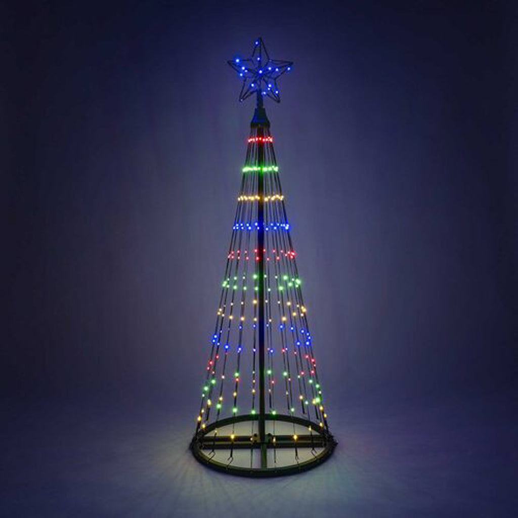 4' Multi LED Lightshow Tree – BulbAmerica