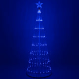 6' Blue LED Lightshow Tree