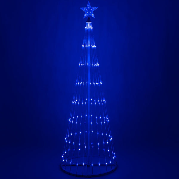 12' Blue LED Lightshow Tree – BulbAmerica