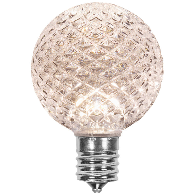 G50 LED Warm White E17 Intermediate Base OptiCore Globe Light Bulbs