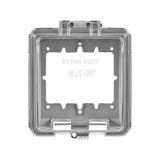 EATON 2-Gang Self-Closing Weatherproof Protective Clear Cover