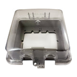 EATON 2-Gang Self-Closing Weatherproof Protective Clear Cover - BulbAmerica