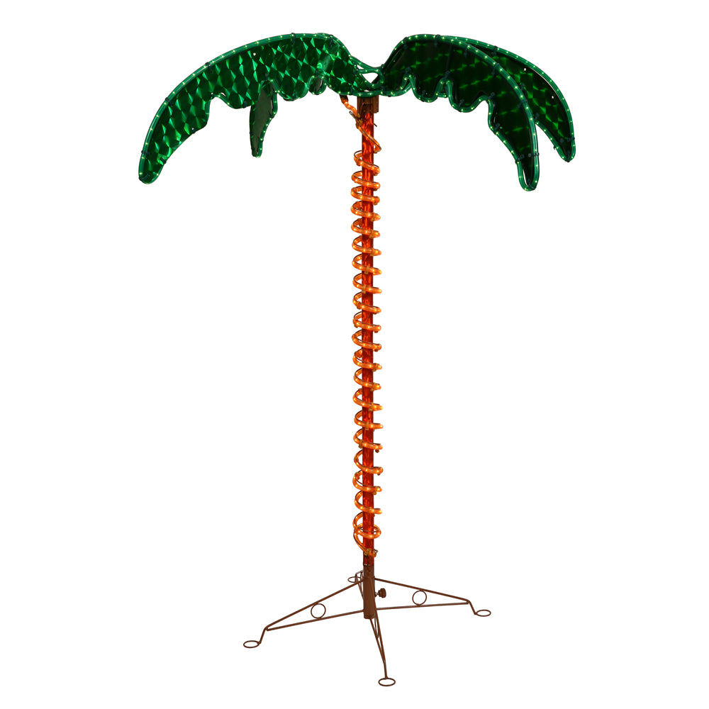 Palm Tree Color Rope 4.5' LED Rope Light Palm Tree – BulbAmerica