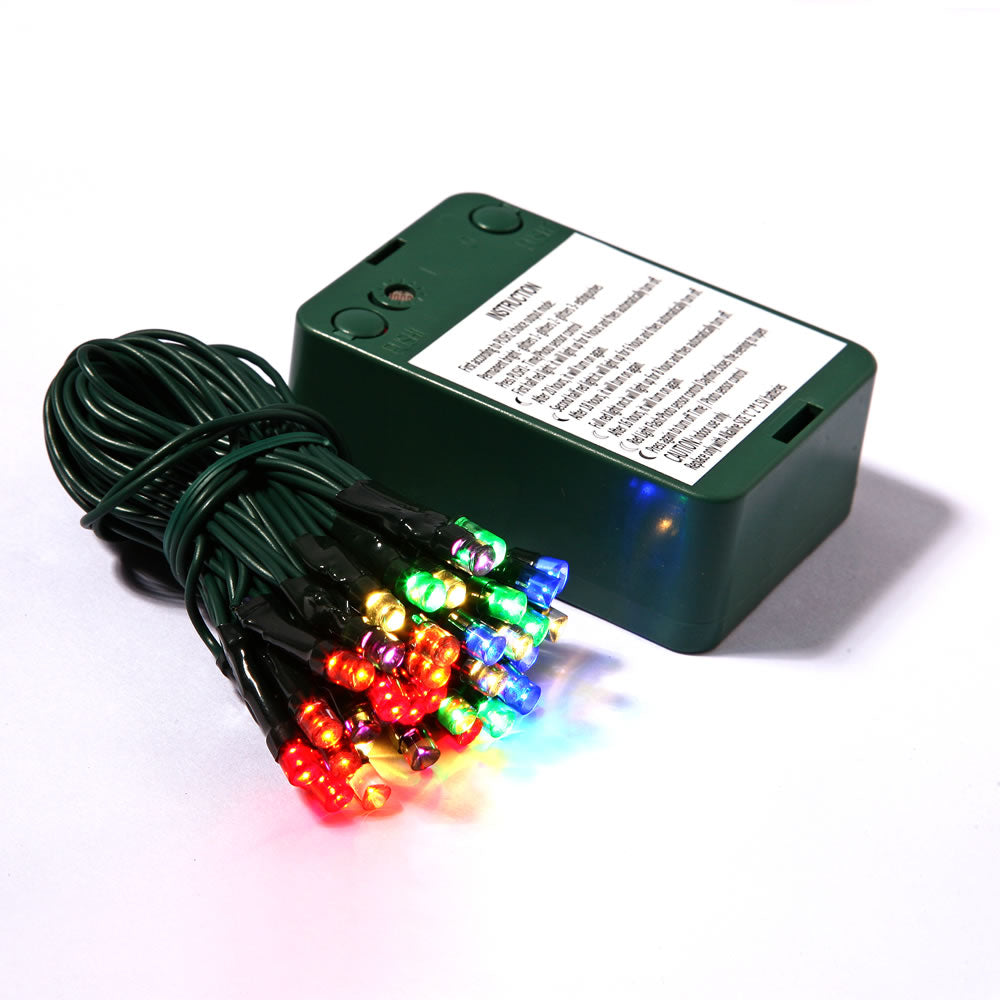 50Lt BO WA Multi Color LED / Green Wire Timer Sensor 5"