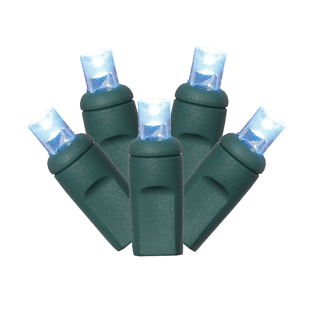 1PK - 34Ft. LED String 100 Light Teal Lights