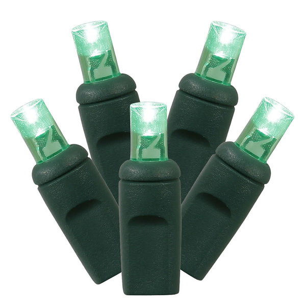 100 Light Green LED Set 34 ft. – BulbAmerica