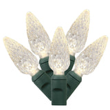 1PK - 100Ft. LED String 200 Light Warm White C6 Lights