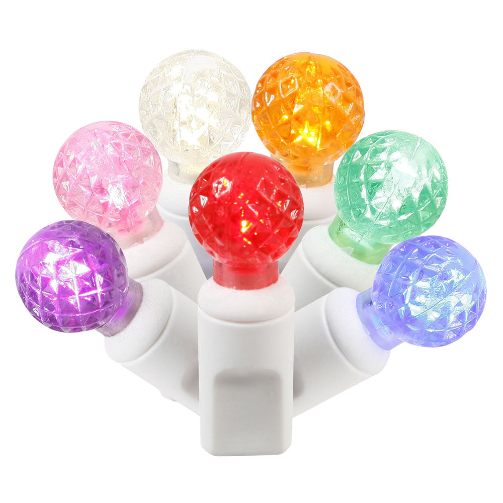 50 Light Multi Color LED G12 Set 25'