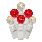 Vickerman 50 Light LED Red-Warm White G12 Set 6in. x 25 ft.