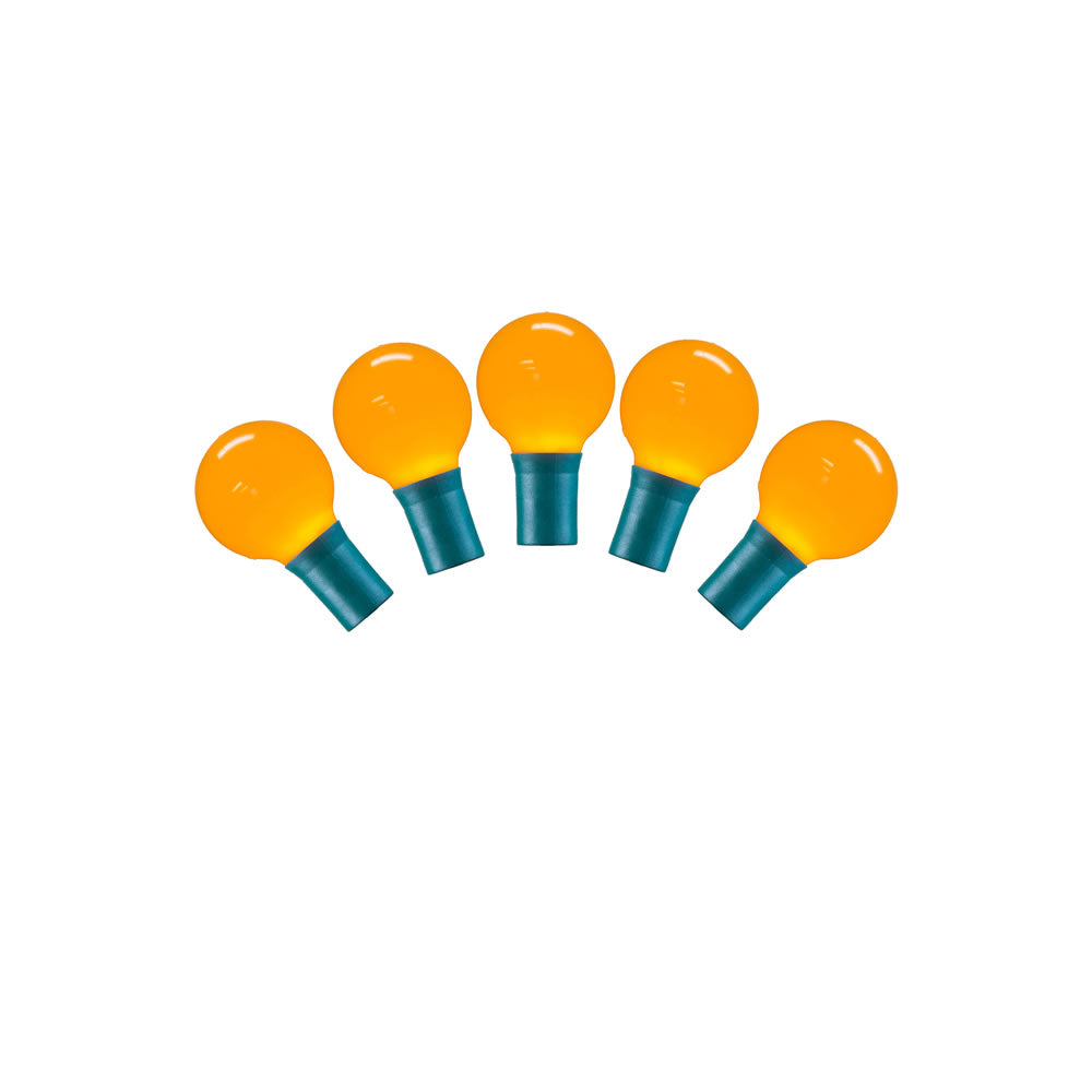 Vickerman 25 Light LED G30 Yellow 8in. x 16 ft.