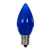 25Pk - Vickerman .6W C7 Ceramic LED Blue Light Bulb 120v - BulbAmerica