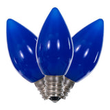 25Pk - Vickerman .6W C7 Ceramic LED Blue Light Bulb 120v_1