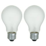 2Pk. - SUNLITE 40w 130v Household Medium Base Frost light bulb