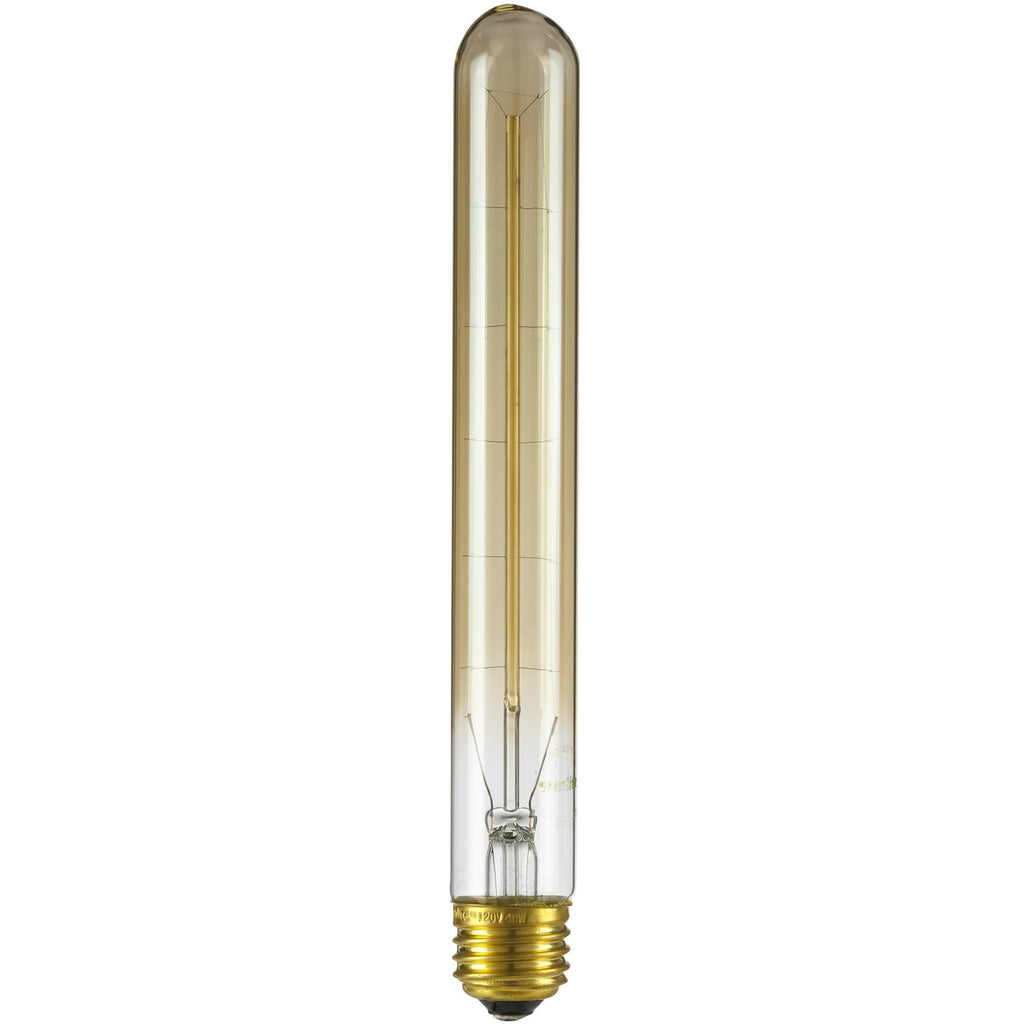 SUNLITE 40w T10 Filament Vintage Style Medium Base Incandescent Bulb