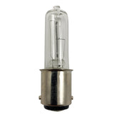 SUNLITE 75W 120V BA15d Clear halogen light bulb